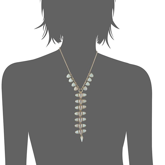 Lucky Brand Jewelry Lucky Brand Statement Necklace Gold Tone Stone